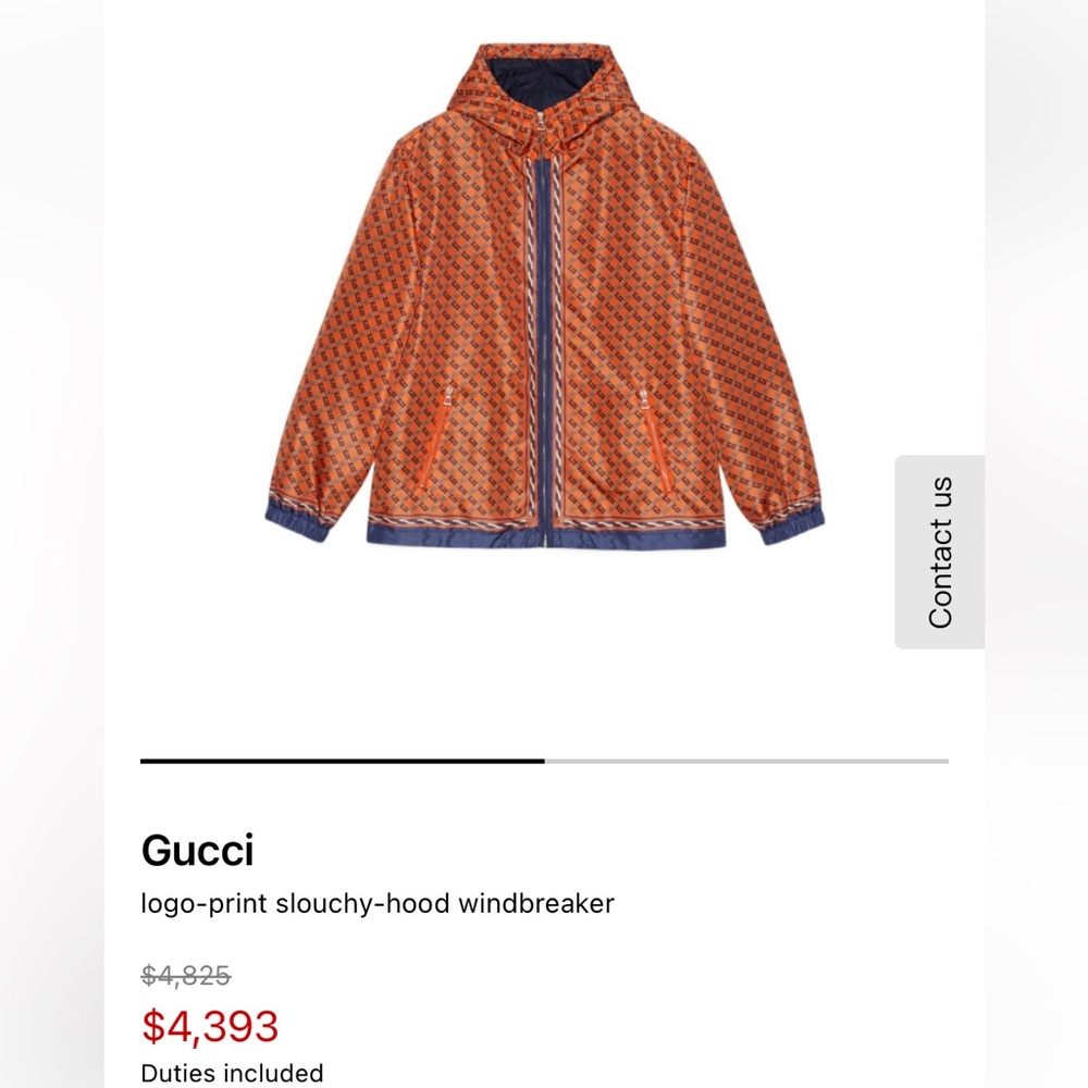 Gucci Orange Patterned Jacket - Picture 11 of 16